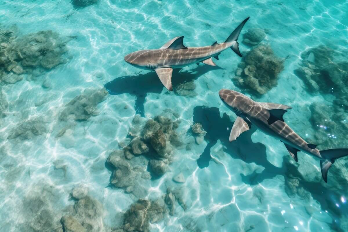 nadar con tiburones maldivas